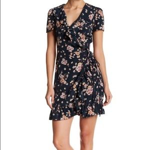 Floral Wrap dress